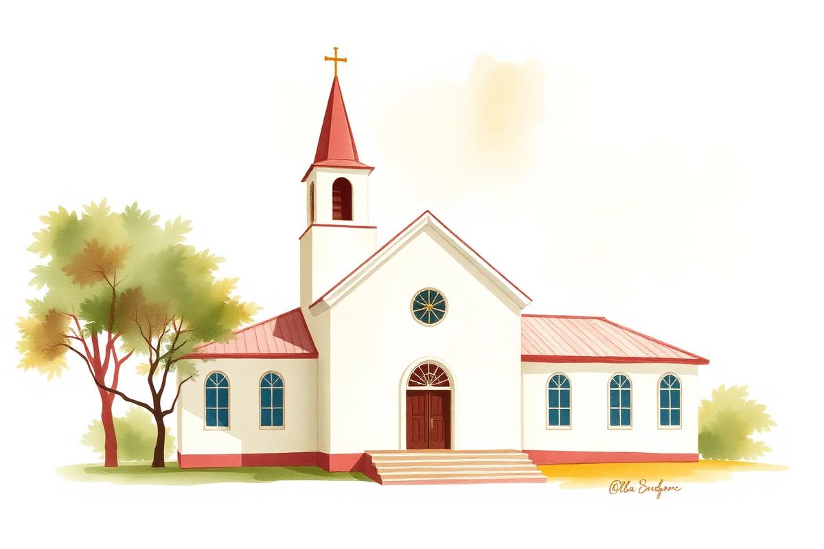 Church Ceremony illustration